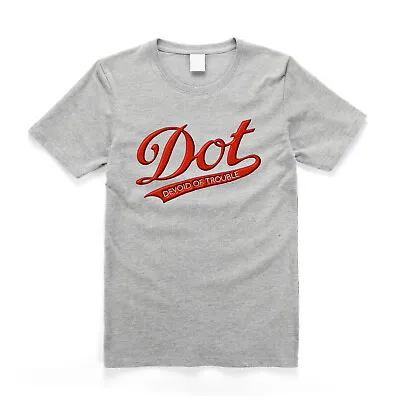 Buy Dot Motorcycles Vintage Style Motorcycle T Shirt Grey • 18.49£