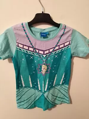 Buy Disney Frozen Girls T Shirt Size 6-7 Years • 0.99£