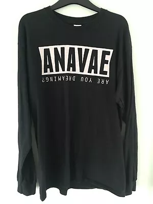 Buy Anavae - Are You Dreaming? Black Long Sleeve Band T-Shirt, Size M/L • 8£