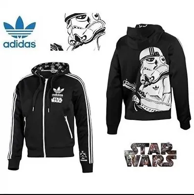 Buy Adidas Originals Star Wars Stormtrooper Track Top Hoody Jacket  XXL Double XL. • 75.99£