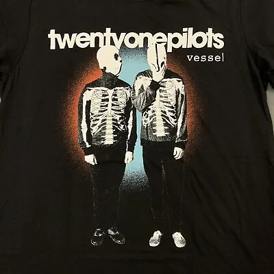 Buy Twenty One Pilots Shirt Mens Medium Vessel Logo - New With Tags • 13.43£