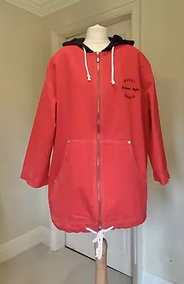 Buy Women’s Mondi Sports Jacket/Coat UK10/EU38 Red White Navy 100% Cotton Rare VTG • 39£