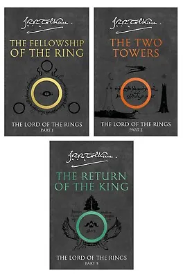 Buy Lord Of The Rings Trilogy (3 Books) RRP:£29.97 J.R.R. Tolkien BRAND NEW • 17.99£