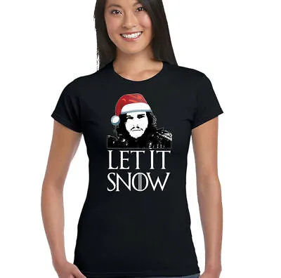 Buy Game Of Thrones Christmas T-Shirt Let It Snow Womens Funny Inspired Jon GOT TV • 10.99£