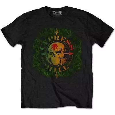 Buy Cypress Hill Unisex T-Shirt: South Gate Logo & Leaves OFFICIAL NEW  • 18.58£