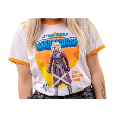 Buy ~ Star Wars ~ Ahsoka T-shirt Size XXLarge ~ Disney ~ The Mandalorian ~ • 12.63£