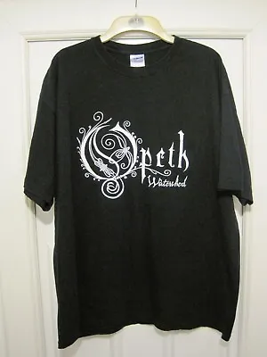 Buy Black Opeth Watershed 2008 Tour T-Shirt. Size XL. • 12.99£