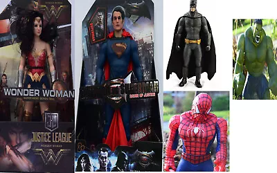 Buy Marvel Avengers Heroes Action Figures - Hulk / Batman / Wonder Women / Spiderman • 12.99£