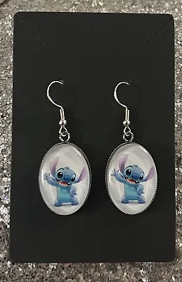Buy Silver 925 Disney Stitch Earrings Stitch Jewellery Gift - From Lilo & Stitch • 8.95£
