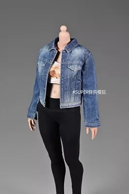 Buy (NO FIGURE) 1/6th Female Denim Short Jacket Model For 12'' Doll Worldbox Tbl • 29.99£