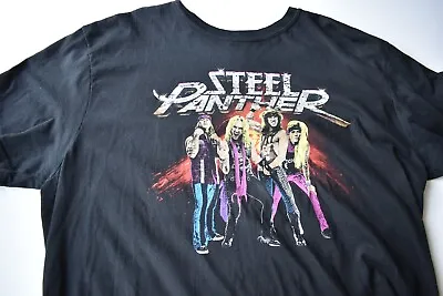 Buy Vintage STEEL PANTHER 2016 Tour  T -Shirt  GILDAN • 19.99£