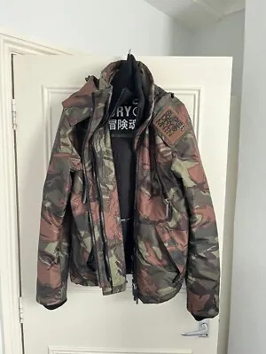 Buy Super Dry Jacket Camouflage Winter Mens M Never Been Worn • 55.99£