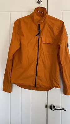 Buy CP Company Orange Chrome Goggle Jacket Overshirt Size Medium Brand New RRP £395 • 100£