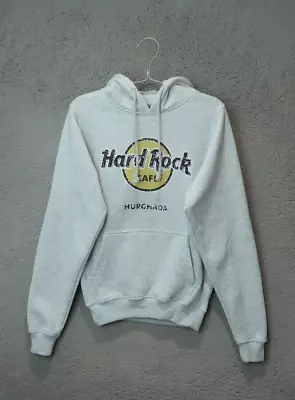 Buy Hard Rock Cafe Hoodie Adults Small Grey Pullover Cotton Sweatshirt Womens • 19.99£