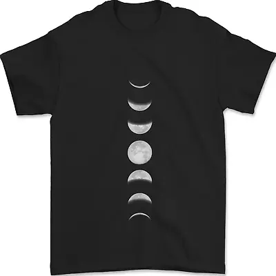 Buy Moon Phases Supermoon Eclipse Full Moon Mens T-Shirt 100% Cotton • 10.49£