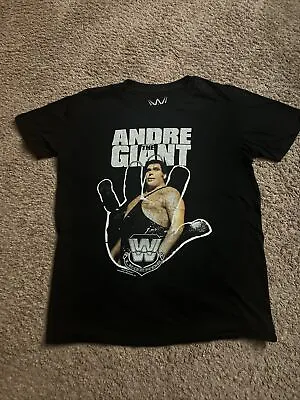 Buy Authentic WWE Andre The Giant Legends Hand Graphic T-Shirt [Small] - Free P&P • 18.99£