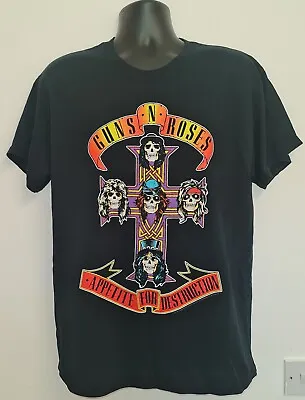 Buy Guns And Roses Tee Shirt Appetite For Destruction Size Large Rock Band  • 20£
