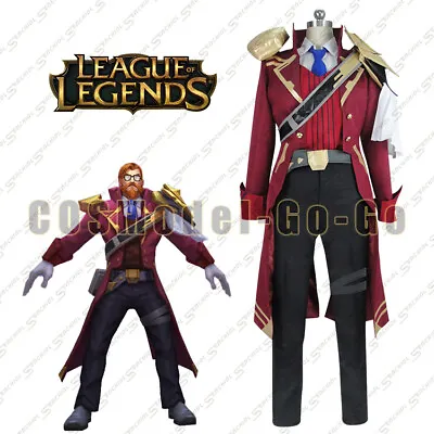 Buy Battle Academy Graves Costume Halloween Cosplay Fancy Dress League Of Legend • 112.80£