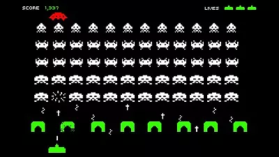 Buy Space Invaders 80s Retro Video Game Iron On Tee T-shirt Transfer • 2.39£