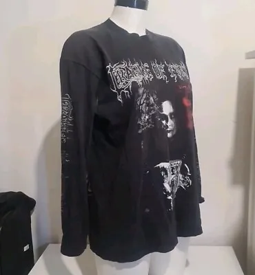 Buy Rare CRADLE OF FILTH 2004 Long Sleeve T Shirt Vintage 00s 90s • 70£