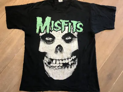 Buy Misfits - 1997 American Psycho Glow In Dark Shirt XL Danzig Samhain Punk Pushead • 238.80£