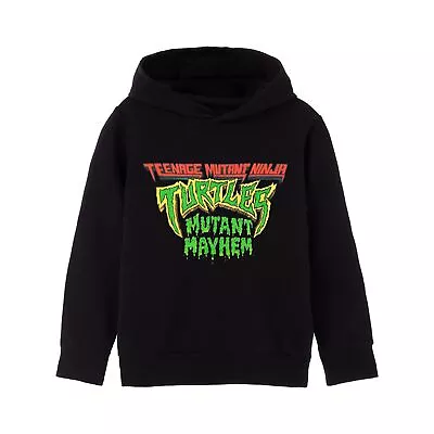 Buy Teenage Mutant Ninja Turtles: Mutant Mayhem Boys Logo Hoodie NS8193 • 23.59£