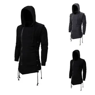 Buy 2023 Mens Casual Assassin Creed Hoodie Hooded Loose Coat Zip Hoodie Warm Jacket • 25.19£
