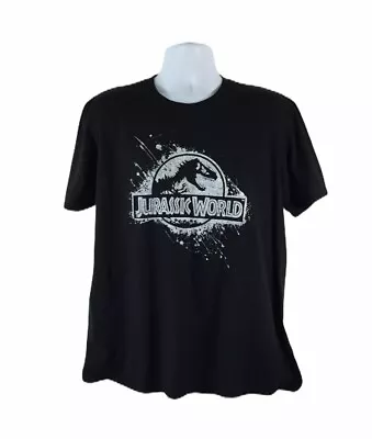 Buy Jurassic World SZ XL T Rex Movie Park Black T-Shirt • 16.83£