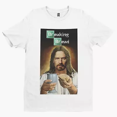 Buy Breaking Bread T-Shirt - Breaking Bad Retro Action TV American Jesus Easter Film • 7.19£