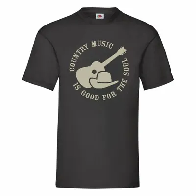 Buy Country Music Is Good For The Soul T Shirt Small-2XL • 11.99£
