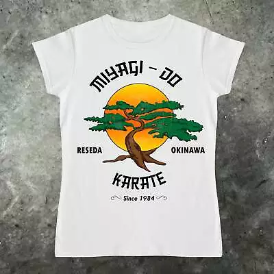 Buy Womens Miyagi Do Cobra Kai T Shirt Karate Kid 80s Eagle Fang Do Jo • 19.99£
