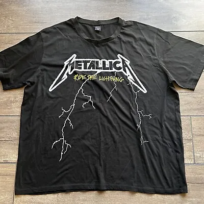 Buy Metallica Ride The Lightening 7XL Mens Black Band T-shirt Official 2019 • 21.69£