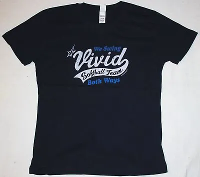 Buy Vivid Softball Team We Swing Both Ways Baby Doll/Juniors Shirt ICUP NEW UNWORN • 15.42£