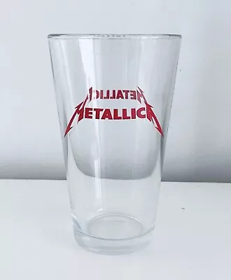 Buy Metallica Pint Glass Official Merch,no Shot Glass Vinyl Cd LP Knob Poster Promo • 12.99£