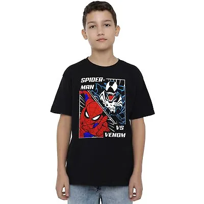 Buy Marvel Kids T-Shirt Face Off With Venom Top Tee 7-13 Years Official • 11.99£