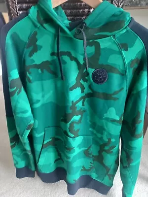 Buy CELTIC NBA Camouflage Green Hoodie Mens Med. • 15£