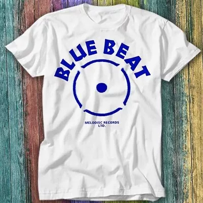 Buy Blue Beat Records R&B Ska Music Label Vinyl Vintage T Shirt Top Tee 357 • 6.70£