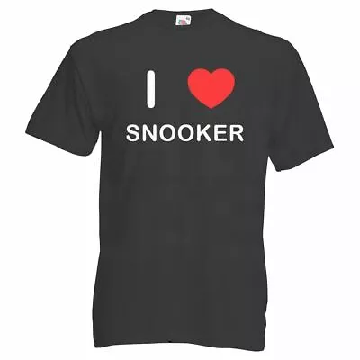 Buy I Love Snooker - T Shirt • 14.99£