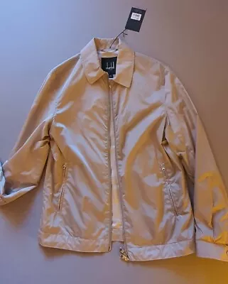 Buy BNWT Mens Dunhill Bomber Jacket. Size Small. Light Gold/beige. • 60£