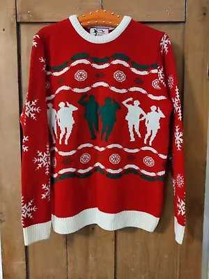 Buy Rare Morecambe And Wise Christmas Jumper Comedy Novelty Traditional British Med • 38£