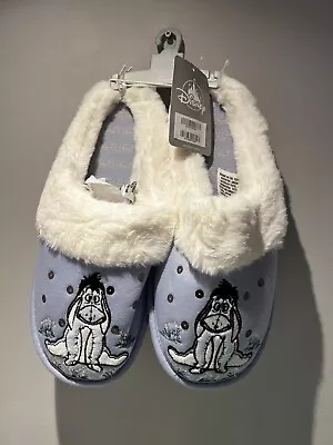 Buy Women’s Disney Store Winnie The Pooh Eeyore Mule Slippers Large UK 7-8 EU 40-41. • 12£