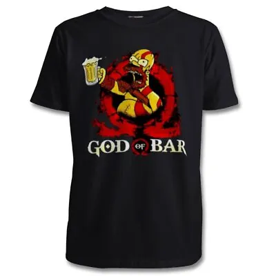 Buy Simpsons God Of War Parody T Shirts - Size S M L XL 2XL - Multi Colour • 19.99£