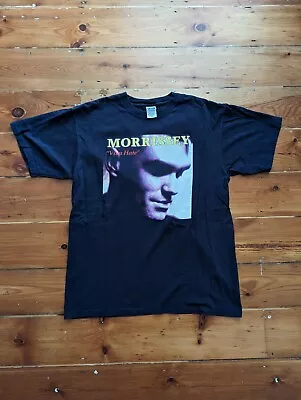 Buy Vintage Morrissey Viva Hate Shirt Size Large The Smiths Navy Blue 00s • 0.99£