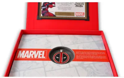 Buy Marvel Deadpool  Logo  Pendant Necklace .925 Silver WYP Rare • 95.83£