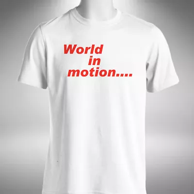 Buy World In Motion Men's T-Shirt England Football New Order 1990 World Cup • 9.99£