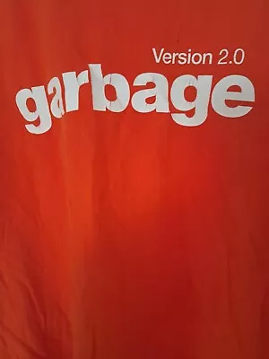Buy Vintage Garbage Version 2.0 Promo T Shirt 1998 Indie Grunge • 35£