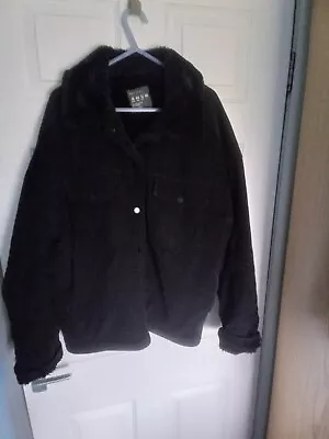 Buy Womans Ladies Black Cord Jacket • 5£