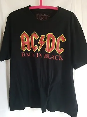 Buy AC/DC Back In Black 2014 Tour T-shirt Size Xl • 12.99£