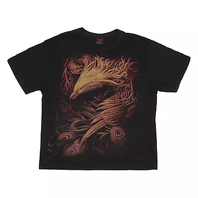 Buy SPIRAL Mens T-Shirt Black 2XL • 9.99£