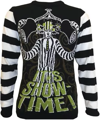 Buy Beetlejuice - Showtime (Knitted) Sweatshirt Multi Colour • 51.32£